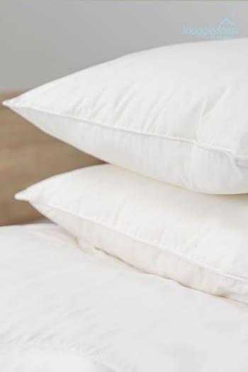Snuggledown 2 Pack Freshwash Anti Allergy Back Sleeper White Pillows (C25868) | £25