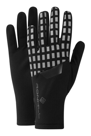 Ronhill Black Afterhours Gloves (C26093) | £25