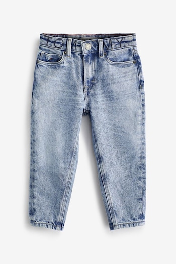 Tommy Hilfiger Girls Cotton Tapered Jeans (C26236) | £27 - £32