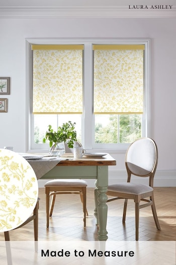 Laura Ashley Ochre Yellow Aria Made To Measure Roller Blind (C26428) | £58
