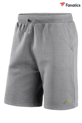 Fanatics NFL  Los Angeles Chargers Grey Branded Essential Shorts (C26491) | £32