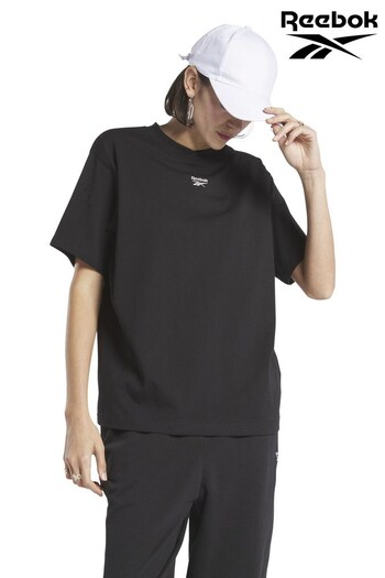 Reebok CL AE Relaxed Fit Black T-Shirt (C26638) | £23