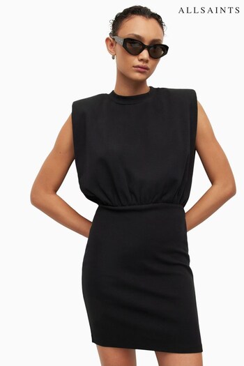 AllSaints Mika Black Mini Dress (C26814) | £69