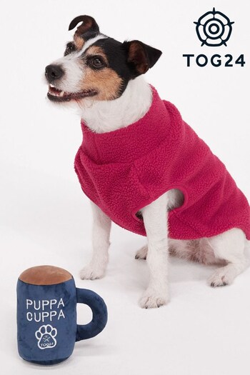 Tog 24 Pink Tog 24 Bow-Wow Dog Sherpa Coat (C26827) | £24