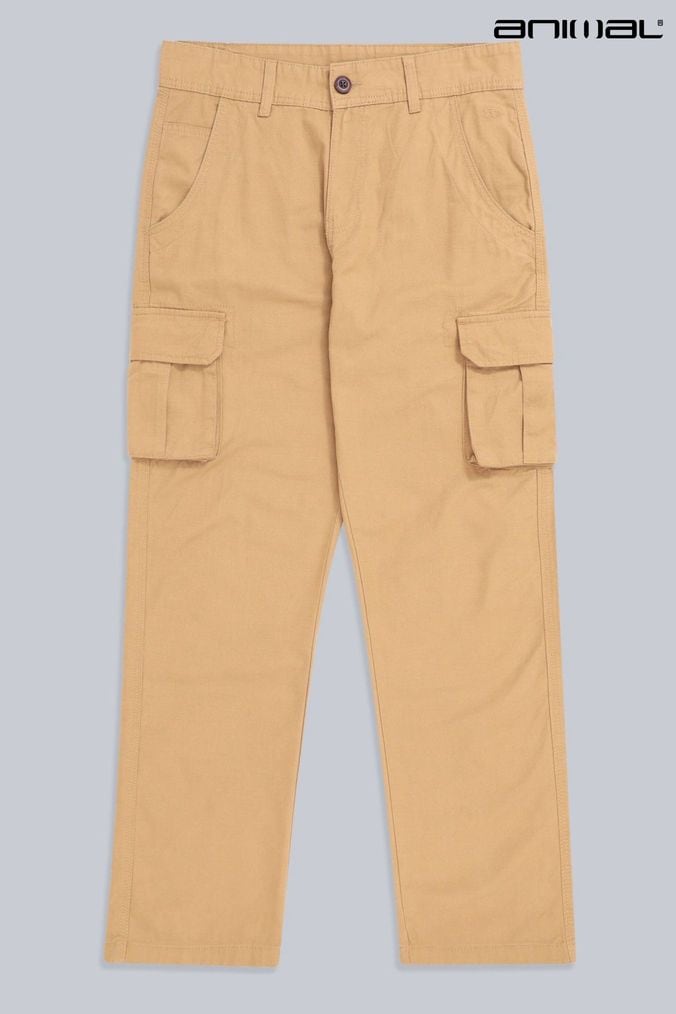 Buy Men s Yellow Cargo Trousers Online Next UK