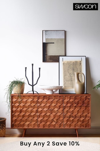 Swoon Dark Brown Terning Sideboard (C26847) | £899