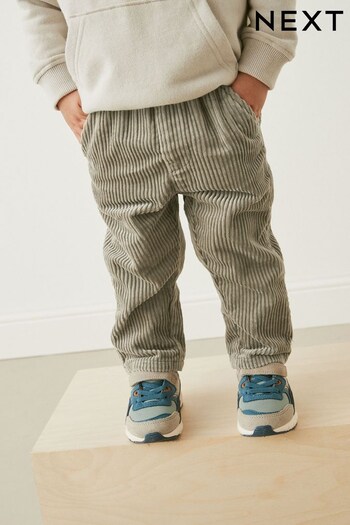 Sage Green Cord Pull-On Trousers (3mths-7yrs) (C26908) | £12 - £14