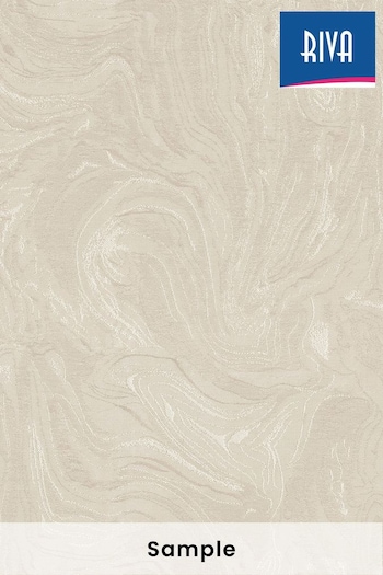 Riva Paoletti Cream Marble Metallic Vinyl Wallpaper (C27039) | £1