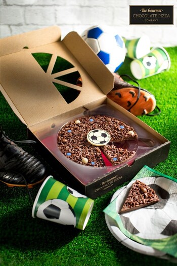 The Gourmet Chocolate Pizza Co Football Chocolate Pizza (C27056) | £12