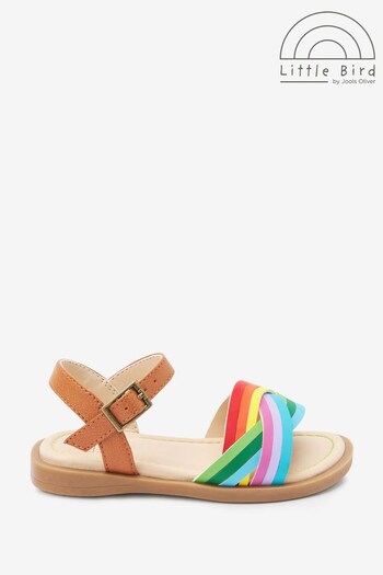 Little Bird by Jools Oliver Multi Younger Rainbow Knot Sandals camo (C27171) | £22 - £24