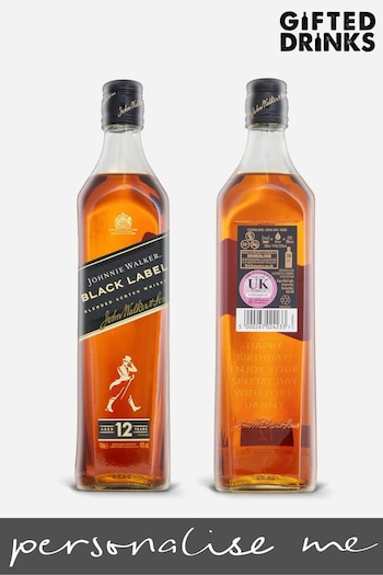 Personalised Johnnie Walker 70cl by Gifted Drinks (C27291) | £53