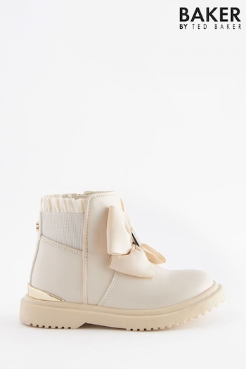 Baker by Ted Baker Girls Chelsea Boots with Bow (C27411) | £50