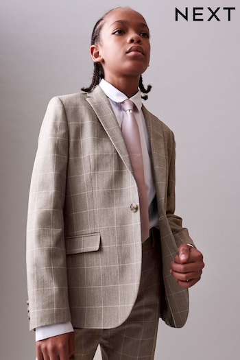 Neutral Check Suit Jacket (12mths-16yrs) (C27632) | £46 - £58