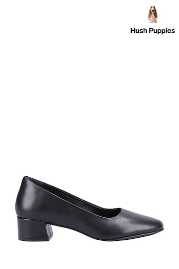 Hush Puppies Black Alina Court Shoes (C27662) | £75