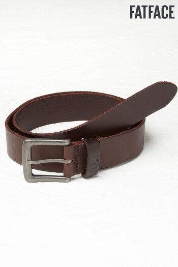 FatFace Brown Italian Leather Belt (C27680) | £32