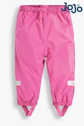 JoJo Maman Bébé Fuchsia Pack-Away Waterproof Trousers (C27730) | £22.50