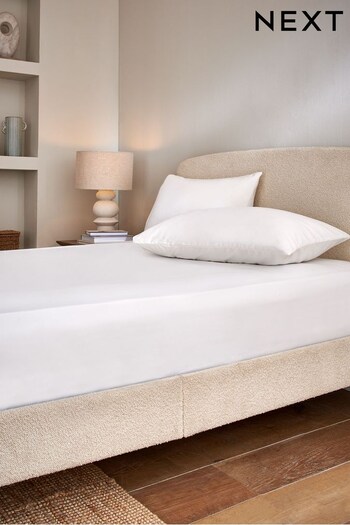 White Soft Touch Deep Fitted Sheet (C27752) | £15 - £24