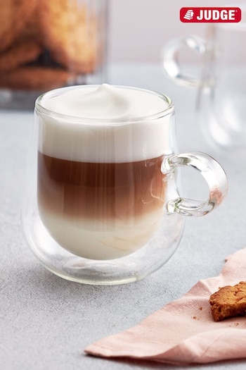 Judge Clear Duo Double Walled 325ml Latte Glass Set (C28100) | £20