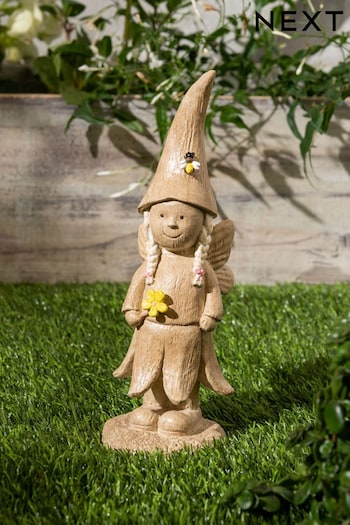 Natural Mrs Fairy Gnome Ornament (C28171) | £12