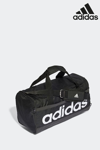 adidas pharmacy Black Linear Duffle Bag (C28187) | £25