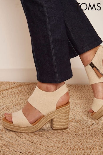 Toms Natural Majorca Basket Weave Sandals (C28274) | £100