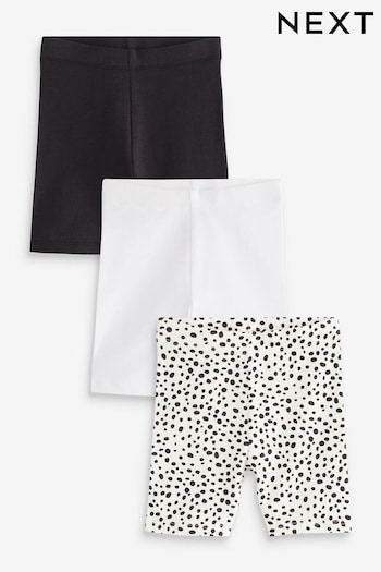 Black/White Cycling leggings Shorts 3 Pack (3mths-7yrs) (C28417) | £8 - £12