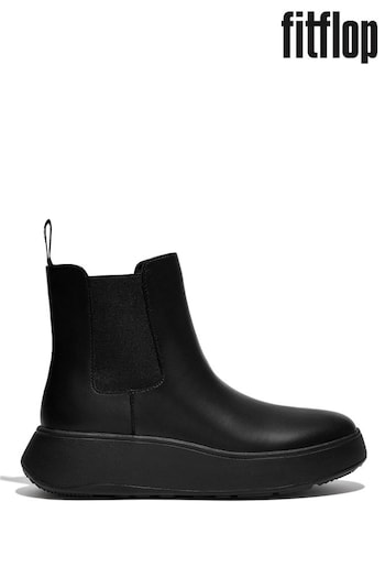 FitFlop F Mode Leather Flatform Chelsea Boots (C28433) | £140