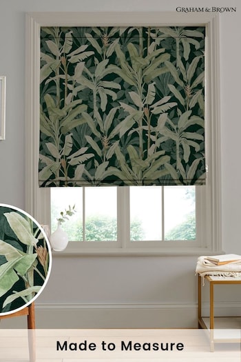 Graham & Brown Emerald Green Borneo Made to Measure Blinds (C28627) | £99