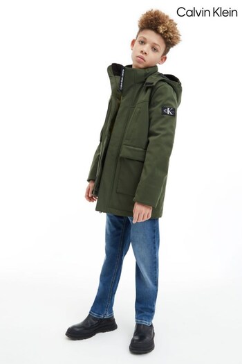 Calvin Klein Boys Blue Technical Puffer Jacket (C28718) | £180