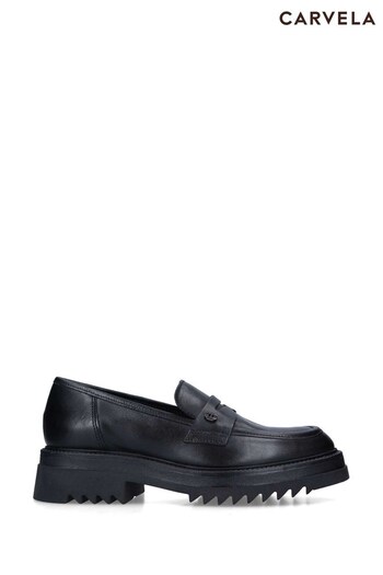 Carvela Black Strong Loafer Shoes (C28951) | £149