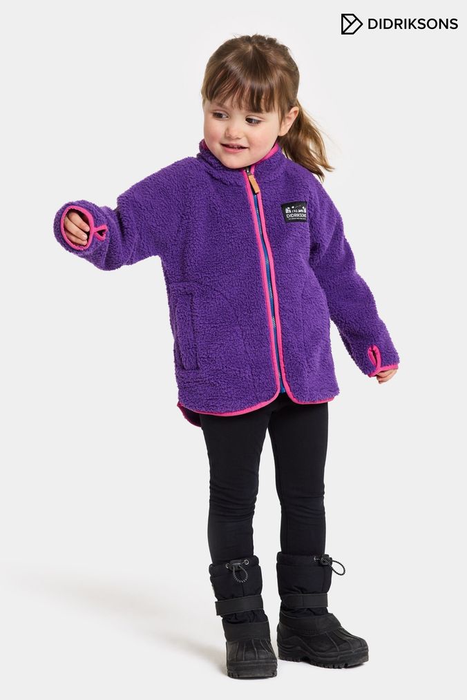 Purple best sale borg jacket