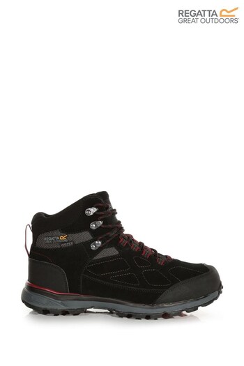 Regatta Black Samaris Suede Waterproof Walking Boots (C29229) | £98