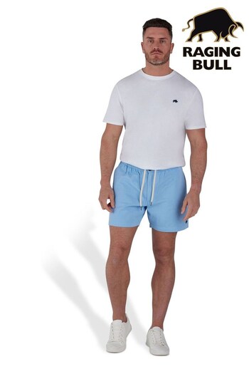 Raging Bull Blue Chino Rugby Shorts (C29295) | £25