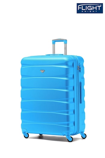 Flight Knight Large Hardcase Lightweight Check In Suitcase With 4 Wheels (C29328) | £80