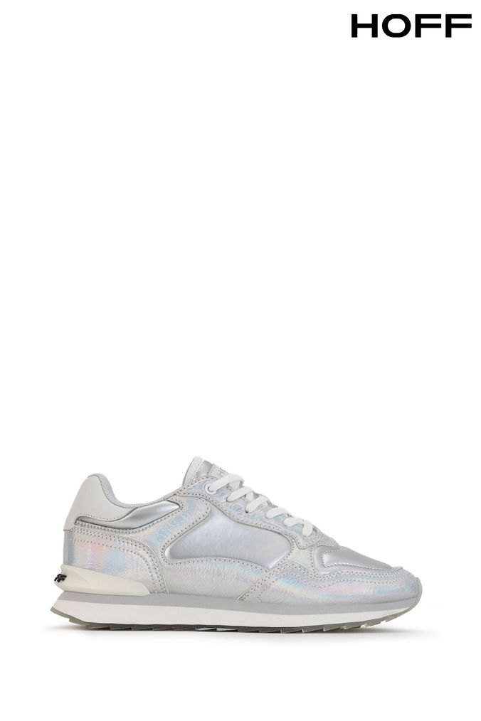 Women s Silver Trainers Silver Canvas Slip On Trainers Next UK
