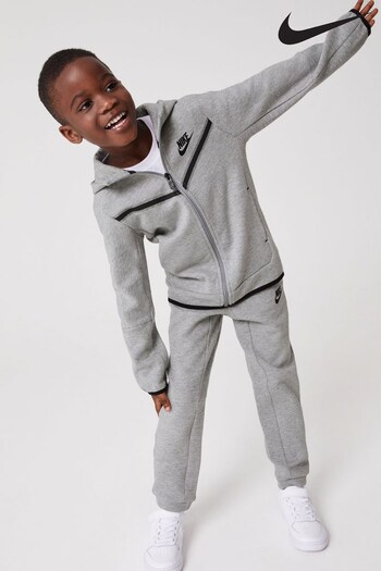 Nike Grey Little Kids Tech Fleece Set (C29397) | £75