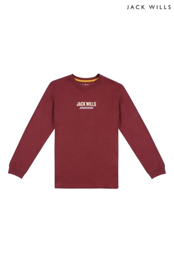 Jack Wills Red Ski T-Shirt (C29525) | £25 - £33.50