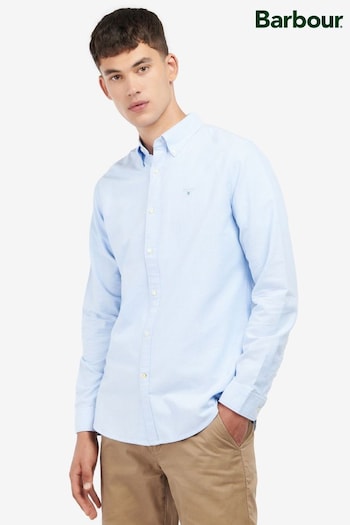 Barbour® Sky Blue Oxtown Classic Oxford Long Sleeve Cotton Shirt (C29648) | £70