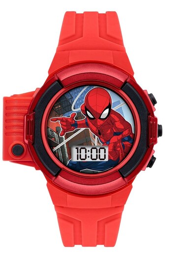 Peers Hardy Red Disney Marvel Spiderman Flashlight Watch (C29683) | £15