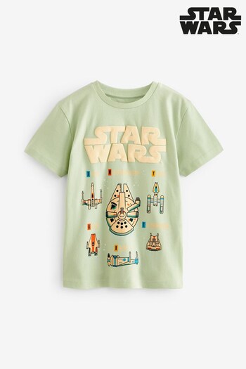Green Licensed Star Wars T-Shirt (3-16yrs) (C29882) | £10 - £13
