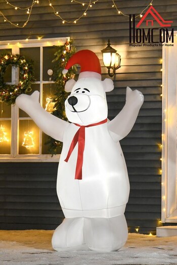 Homcom Red 6ft Inflatable Christmas Snowman (C30326) | £59