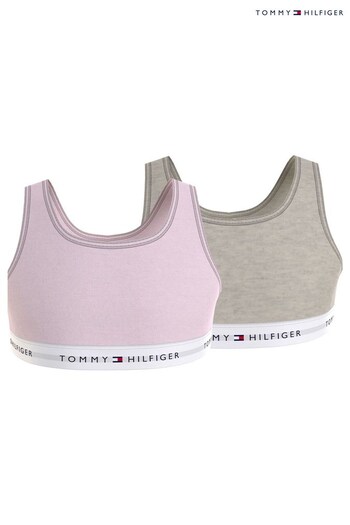 Tommy Hilfiger Pink Icon Bralette Set Two Pack (C30703) | £30