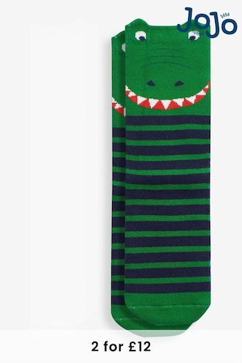 JoJo Maman Bébé Green Welly Socks (C30736) | £9.50