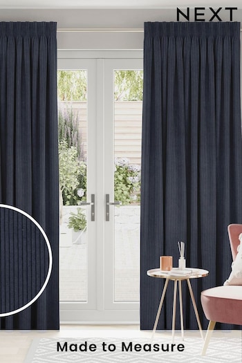 Blue Jangga Made To Measure Curtains (C30865) | £100