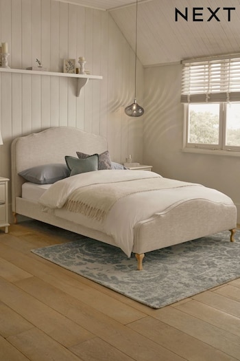 Soft Texture Light Natural Lucille Upholstered Bed Frame (C30914) | £525 - £725