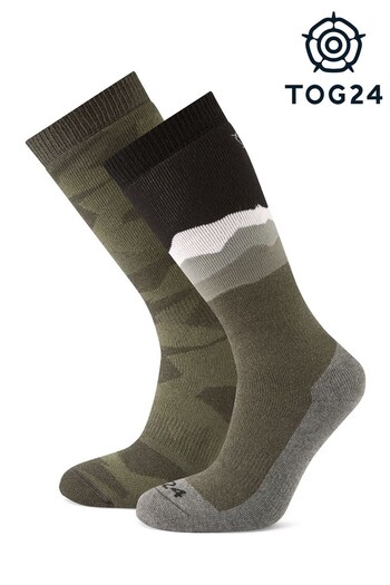 Tog 24 Black Aleko Ski Socks (C31041) | £24