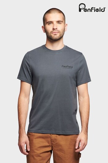 Penfield Black Ridge Trail Back Graphic Short-Sleeved T-Shirt (C31495) | £35