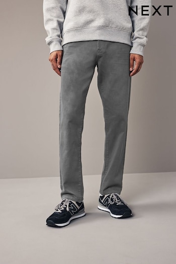 Charcoal Grey Slim Comfort Stretch denim Jeans (C31585) | £32