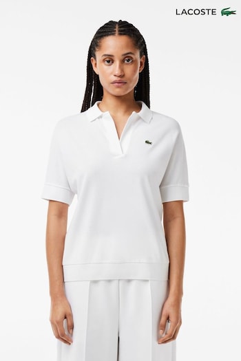 Lacoste matelass Ess White Polo Shirt (C31722) | £105