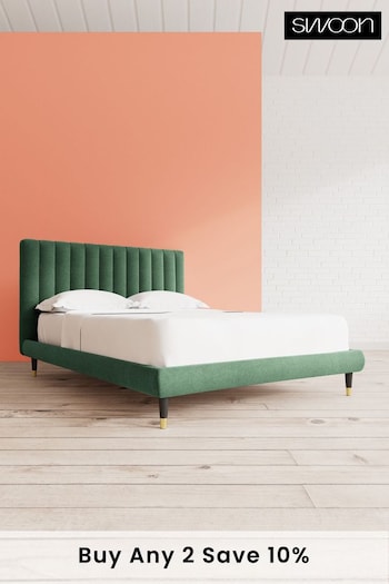 Swoon Smart Wool Hunter Green Porlock Bed (C31801) | £979 - £1,089